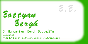 bottyan bergh business card
